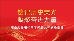铭记历史荣光，凝聚奋进力量——成都鹰皇科技组织员工观看九三阅兵直播