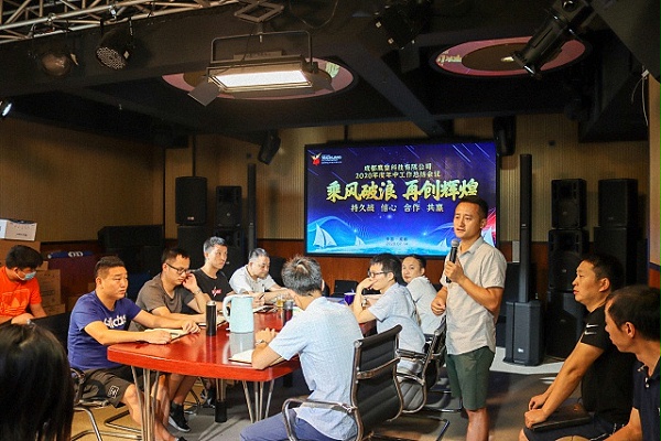 成都鹰皇科技2020年度年中工作总结大会