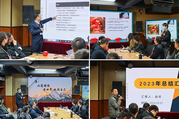 成都鹰皇科技召开2024新春开工会议暨2023年度总结大会