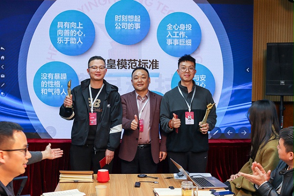 成都鹰皇科技召开2024新春开工会议暨2023年度总结大会