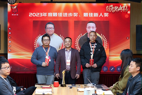 成都鹰皇科技召开2024新春开工会议暨2023年度总结大会