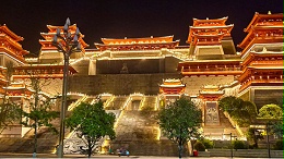 达州市达川博物馆仿古建筑亮化工程灯光设备维护案例纪实