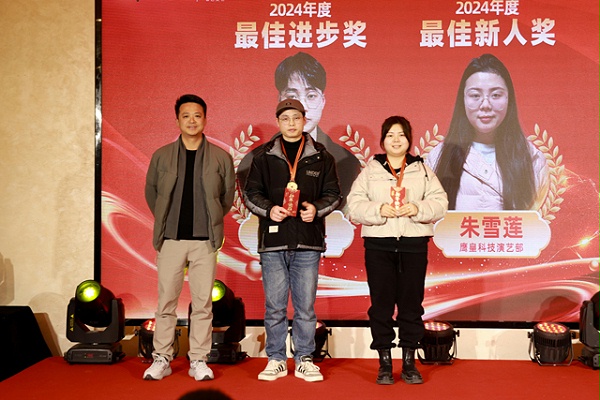 鹰皇科技2025新春团拜会,成都鹰皇科技舞台灯光音响视频工程 鹰皇科技2025新春团拜会,成都鹰皇科技舞台灯光音响视频工程