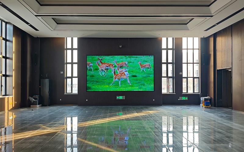 100人到300人规模会议空间！库尔勒石油小镇生活中心会议音视频工程竣工